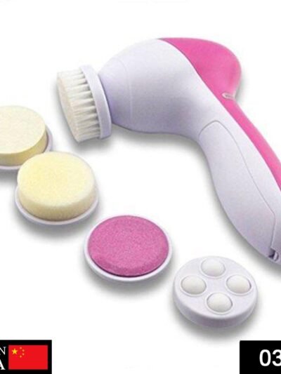 Facial Massager – 5-in-1 Body Cleanser & Exfoliator | VelvaBloom