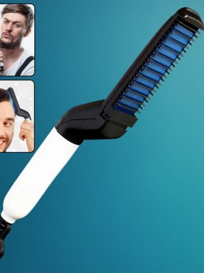 Men's Hair & Beard Straightener – Quick Styling Comb | BraveVault