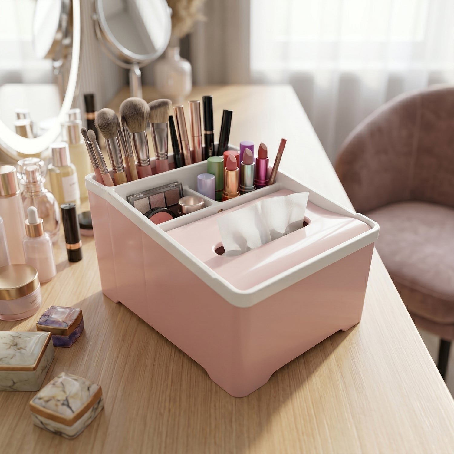 Plastic Multipurpose Storage Organizer Box � Space-Saving & Durable