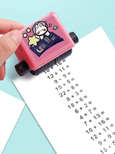 Math Roller Stamp – Addition & Subtraction for Kids | InkGlow