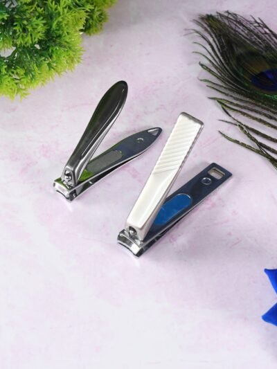 Folding Nail Clippers – Stainless Steel with File | Velvet Wellness
