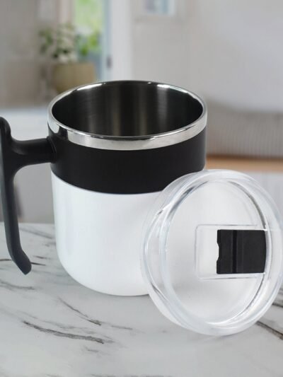 Insulated Mug – 350ml Stainless Steel, Spill-Resistant