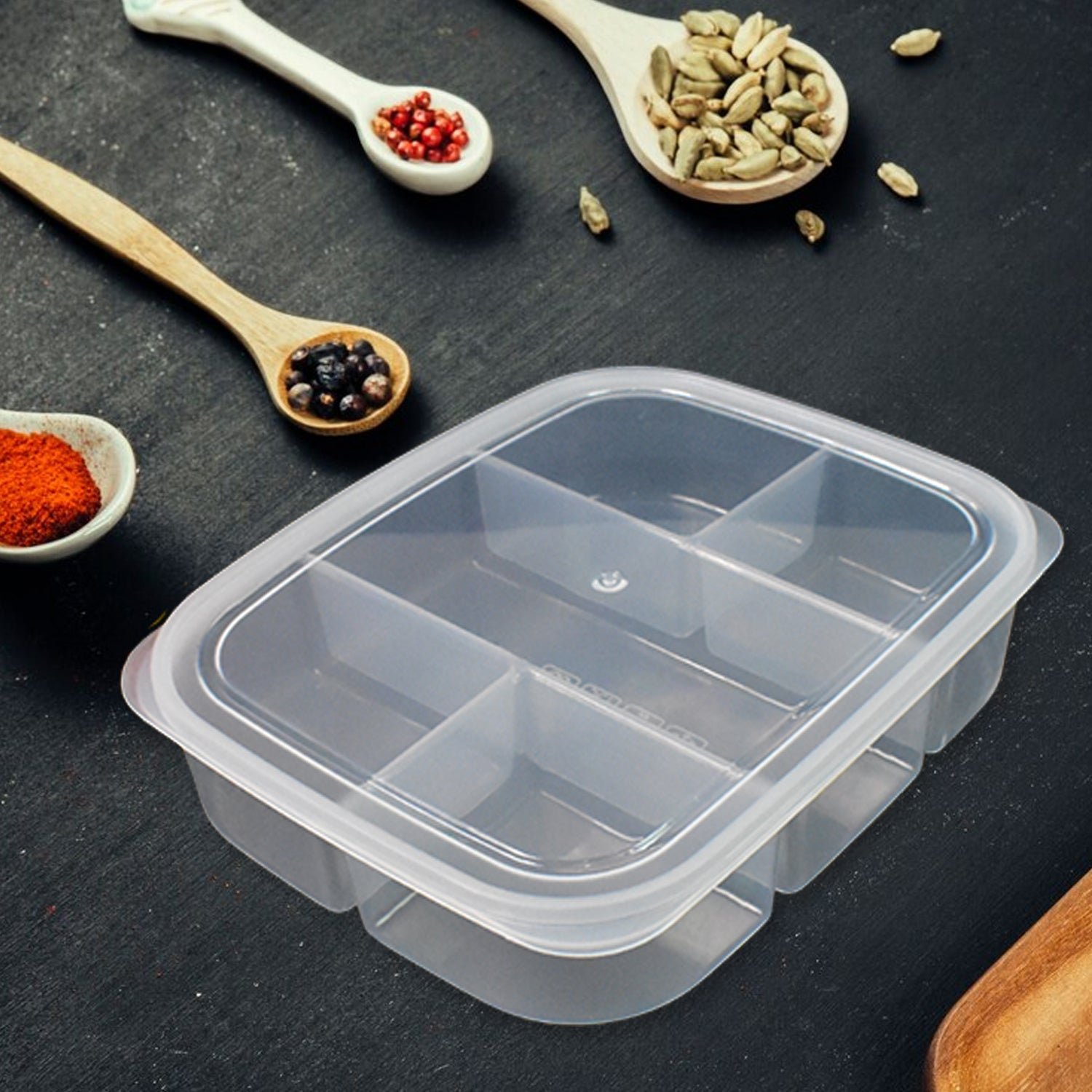 5 Compartment Lunch Box � Reusable Food Prep Container | Lunchie Bunchie