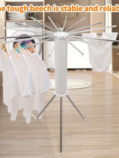 Octopus Rotating Clothes Drying Rack – Foldable & Space Saving