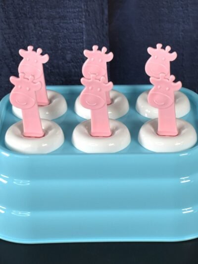 Giraffe-Shaped Ice Cube Molds – 6-Cavity Popsicle Maker | Bake & Dwell