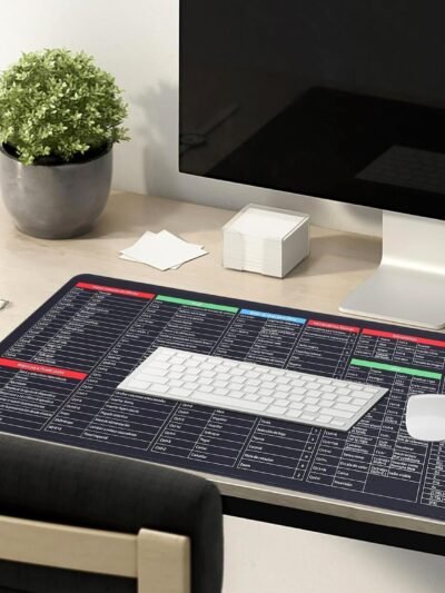 Shortcut Keyboard Mat – Large Anti-Slip Desk Pad | worko