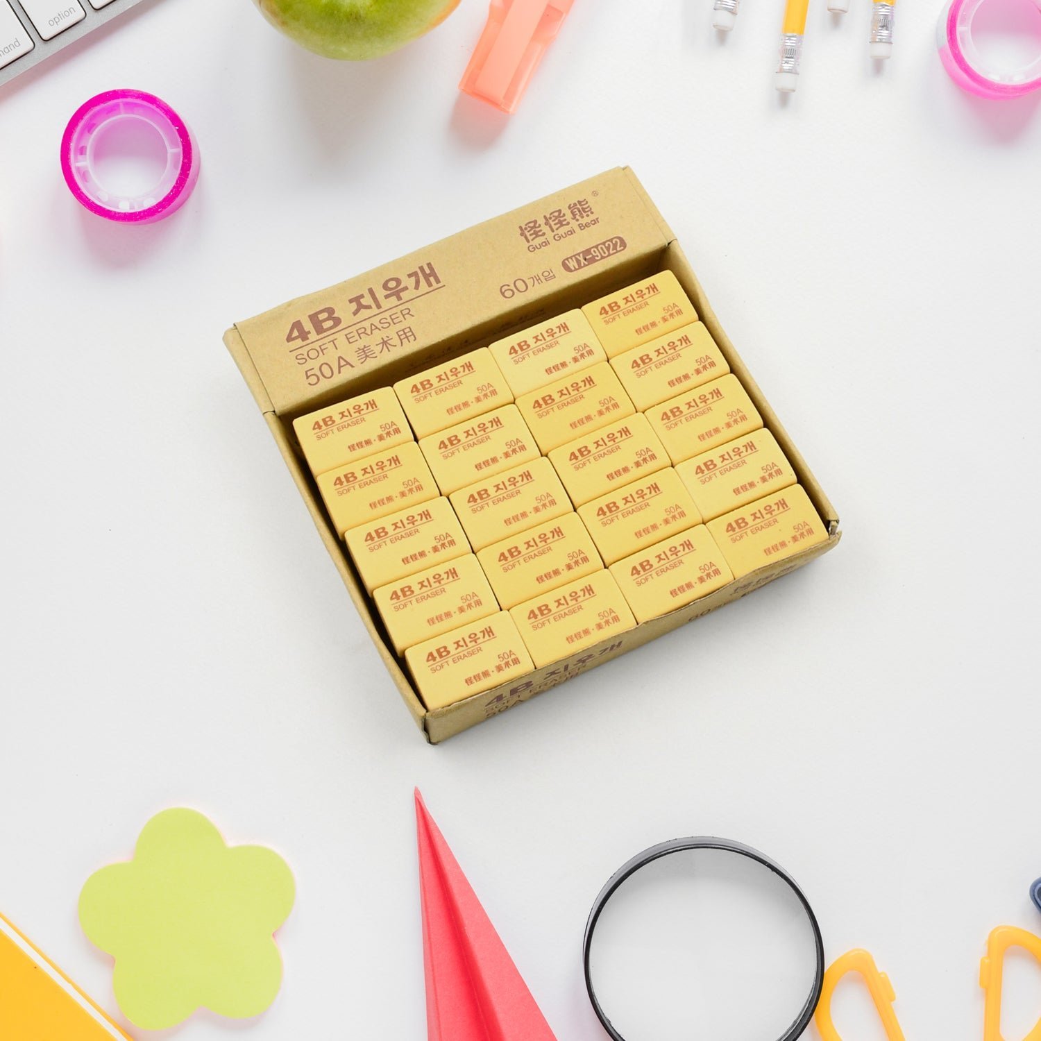 4B Drawing Eraser – Soft Professional Art Eraser (60 Pc) | VoltDesk