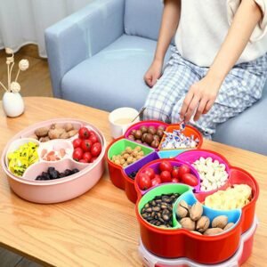 5 Compartment Snack Box – Multi-Purpose Food Storage | Lunchie Bunchie