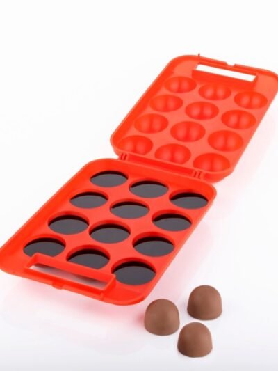 Plastic Egg Carrier – 12 Egg Storage Box for Fridge & Travel | Organivo