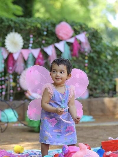 Baby Girl Butterfly Wings – Multi-Color Fairy Costume Set | Little Fashionistas