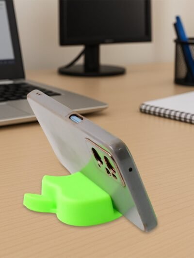 Apple-Shaped Mobile Phone Stand – Compact 3-Piece Set
