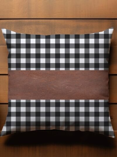 Pillow Covers – 15x15 Inch Faux Leather & Cotton | Styleva