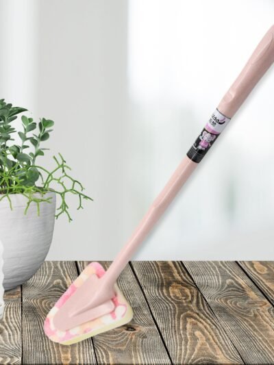 Triangular Cleaning Brush – Long Handle, Multi-Surface |