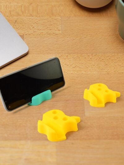 Mobile Stand with Pen Holder – Apple-Shaped Desk Organizer 3 Pc