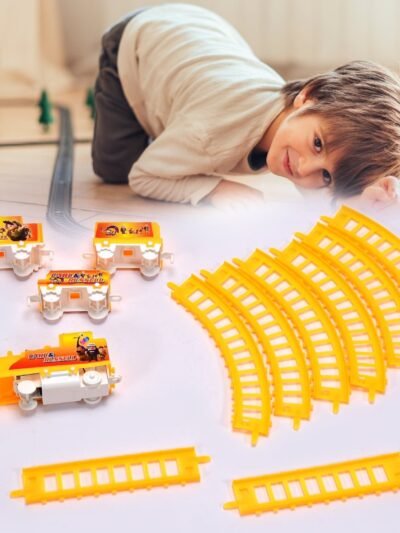 Kids Toy Train Set - Battery Operated High-Speed Play Set | Spark Tots