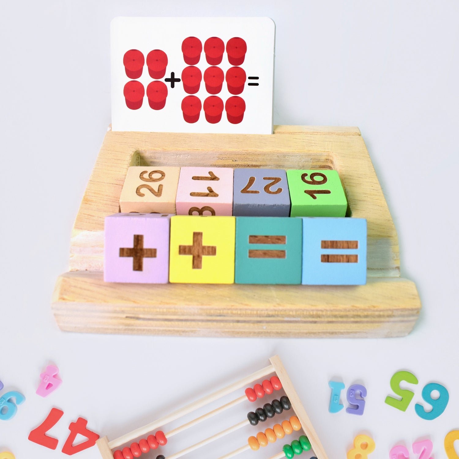 Wooden Math Game for Kids � Early Learning Educational Toy | Aditi