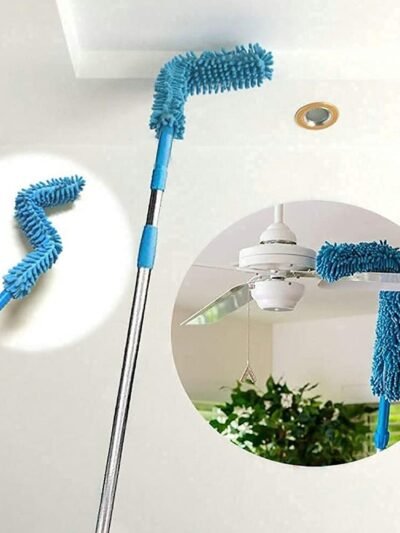 Adjustable Dust Brush – Extendable Handle, Microfiber Head | Garth