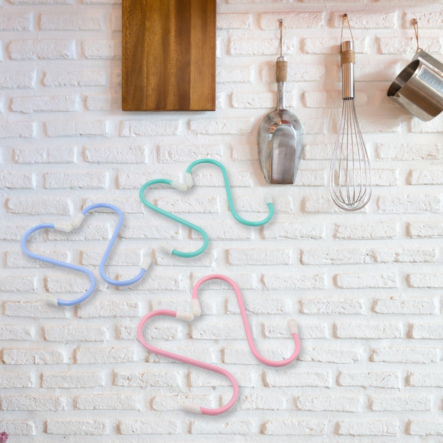 S Hooks Metal – Heavy Duty Hanging Hooks (6 Pcs) | VoltDesk