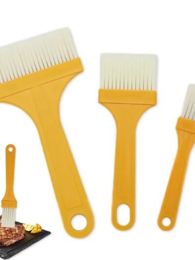 Basting Brush Set � 3 Pcs Silicone Kitchen Tools | Bake & Dwell
