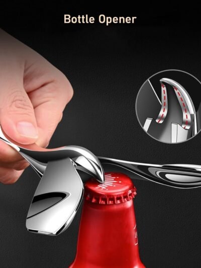Rotating Bird Bottle Opener – Magnetic Cap Catcher for Easy Use