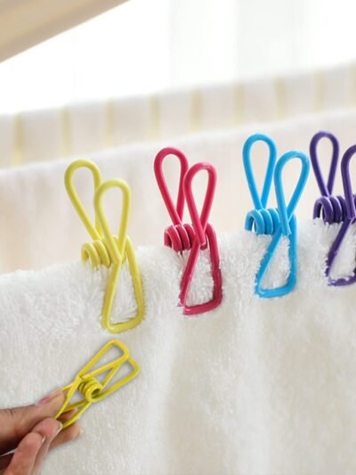 Metal Clothes Pins Clips – Durable Multi-Function Set of 5