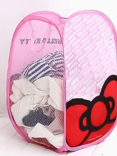 Waterproof Canvas Laundry Bag – Foldable & Printed | GlimmerHome