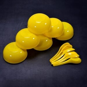 Plastic Soup Bowl Set – 6-Piece Durable Dinnerware | CookAura