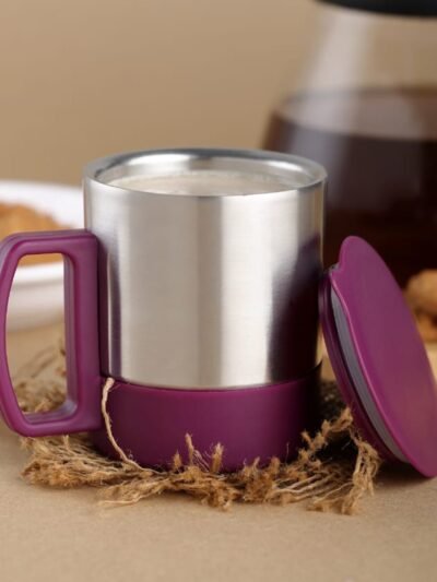 Insulated Steel Coffee Mug – Spill-Proof, Hot & Cold Drink | Mug Wala