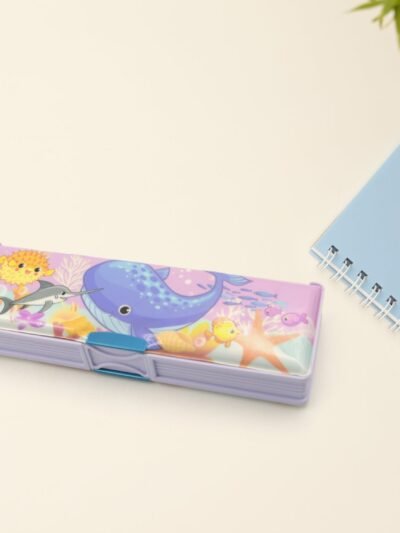 Cartoon Pencil Case – Double Deck Stationery Organizer | Writezo