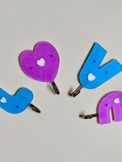 Self Adhesive Hooks – Love Shape Wall Organizers for Home | Indo Glow