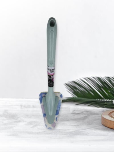 Triangular Sponge Brush – Long Handle Kitchen & Bathroom Cleaner | Velvet Wipe