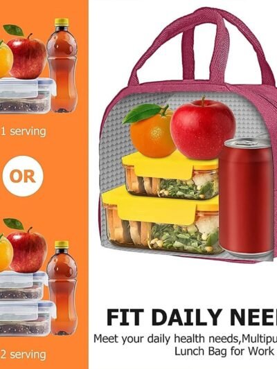 Insulated Lunch Bag for Men & Women – Durable & Portable