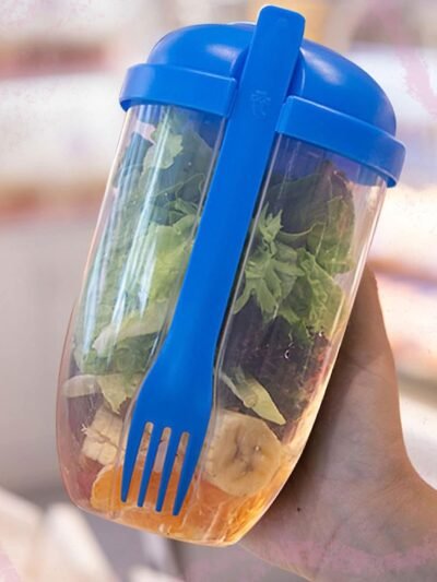 Fruit and Vegetable Salad Cups � Easy to Clean and Portable for Travel