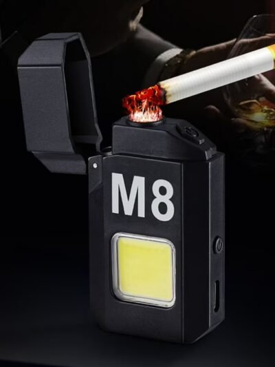 Portable Mini Torch Lighter – USB Rechargeable with Bright LED