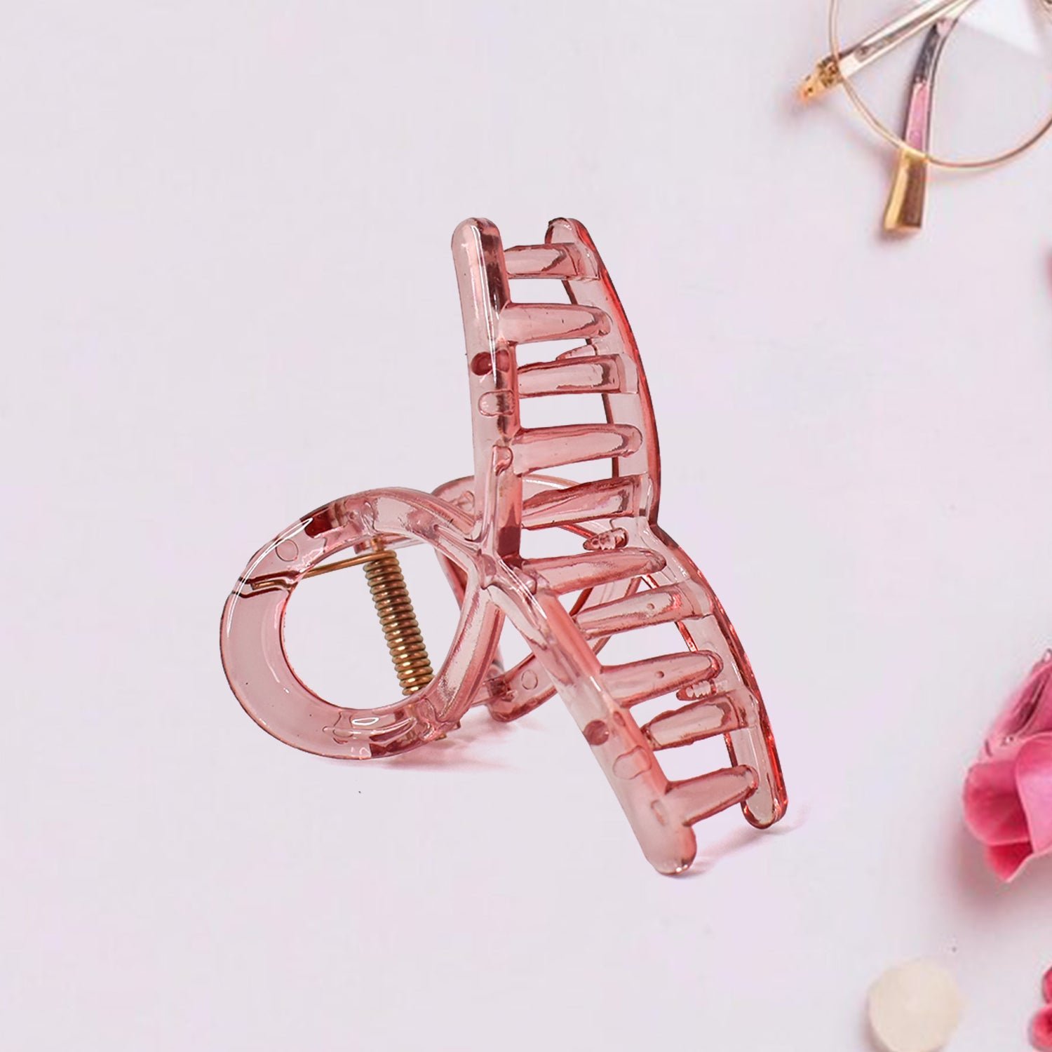 Matte Plastic Hair Clamp – Durable Firm Grip for All Hair Types