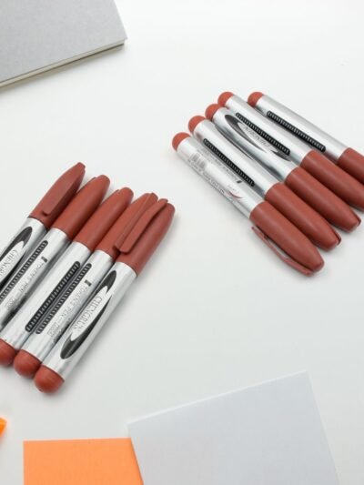 Maroon Permanent Marker – 10 Pc Set | Indo Glow
