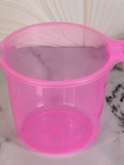 Bath Water Mug � 1200ml Transparent Plastic for Bathroom | Bathora