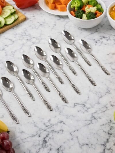 Stainless Steel Table Spoons Set – Elegant 12-Piece Dining Set