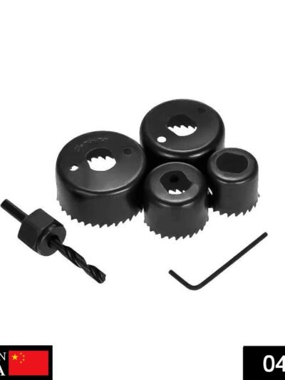 Hole Saw Set – 6-Piece High Carbon Steel Drill Bits | BoltForce