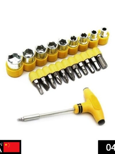 Ratchet Socket Set – 21-Piece T-Shape Tools | XcelCraft