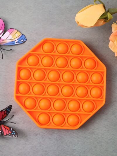 Hexagon Silicone Pop It Fidget Toy � Stress Relief & Focus