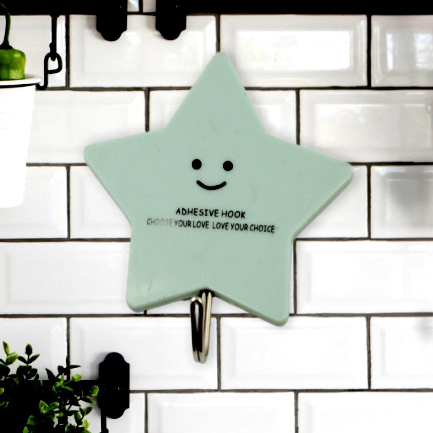 Self-Adhesive Hooks – Strong, Multipurpose Plastic | GlimmerHome