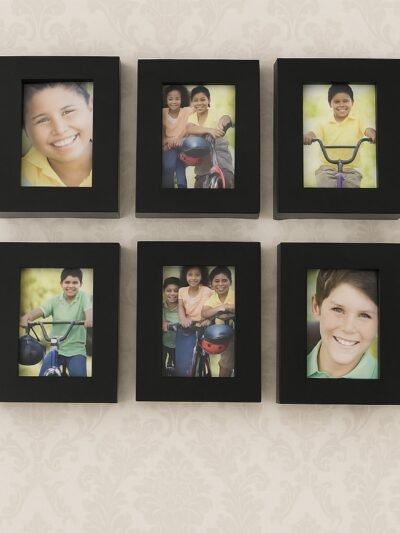 Black Photo Frame Set – Premium 12-Piece Wall Gallery