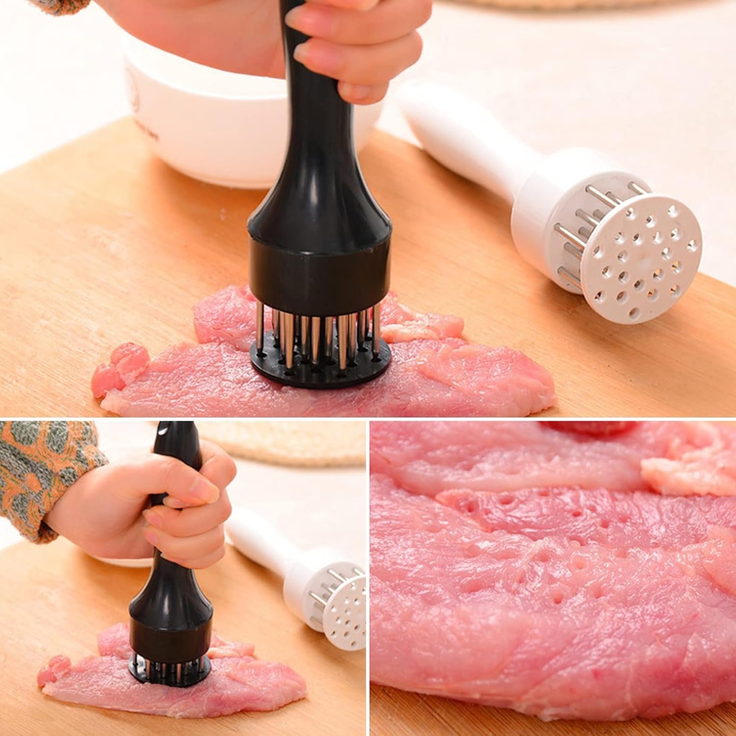 Meat Tenderizer Tool � Stainless Steel Needle for Juicier Meats | ToolMate Pro