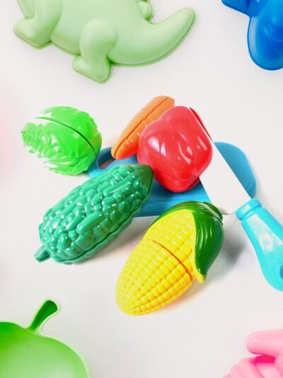 Slice & Play Toy Set � Realistic Fruits & Veggies | Aditi