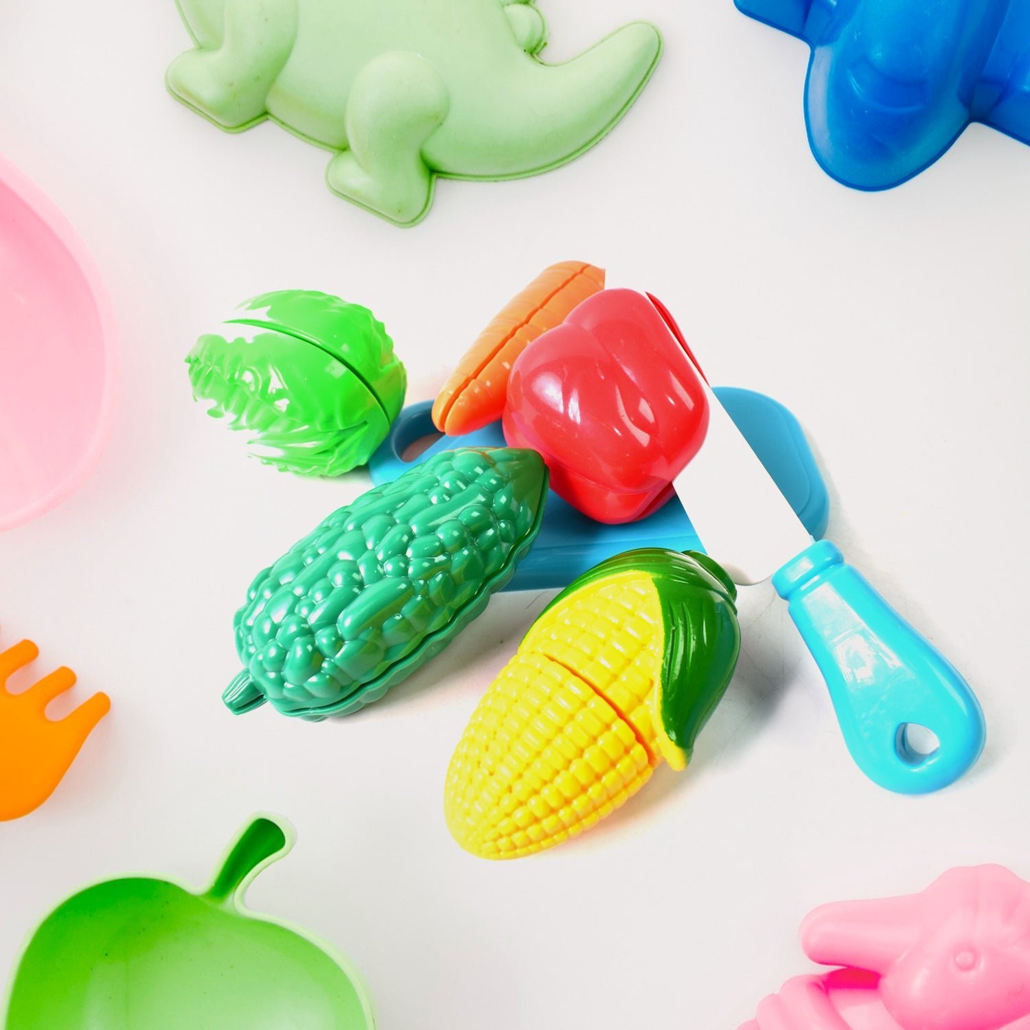 Slice & Play Toy Set � Realistic Fruits & Veggies | Aditi