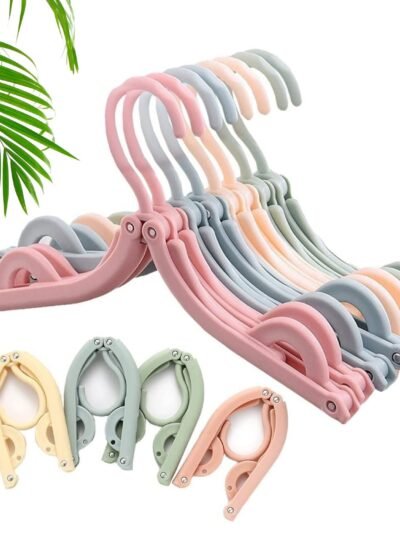 Portable Folding Hangers – 10 Pcs Travel & Home Use | TinyMystery