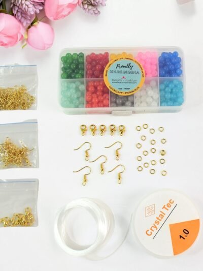 DIY Jewellery Making Kit – Complete Set with Colorful Beads & Accessories