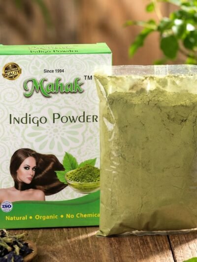 Natural Indigo Powder – Pure Herbal Hair Coloring & Care 80 gm