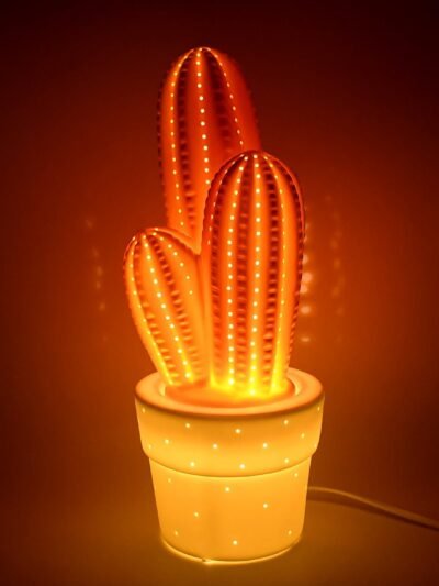 Ceramic Table Lamp – Elegant Big Ambient Light for Home